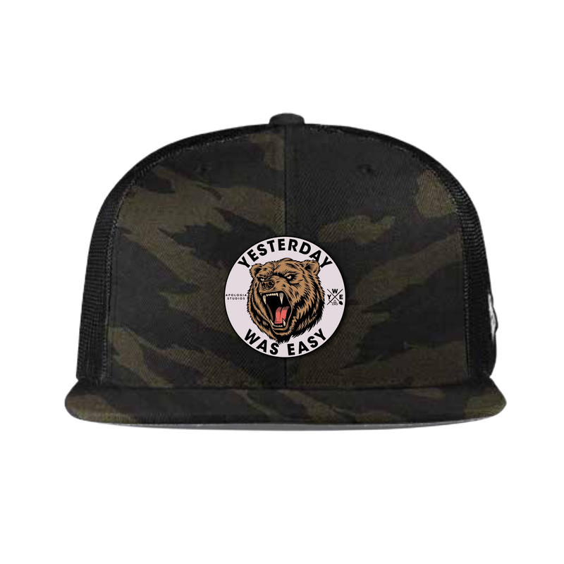 Yesterday Was Easy Bear | Classic Snapback Hat