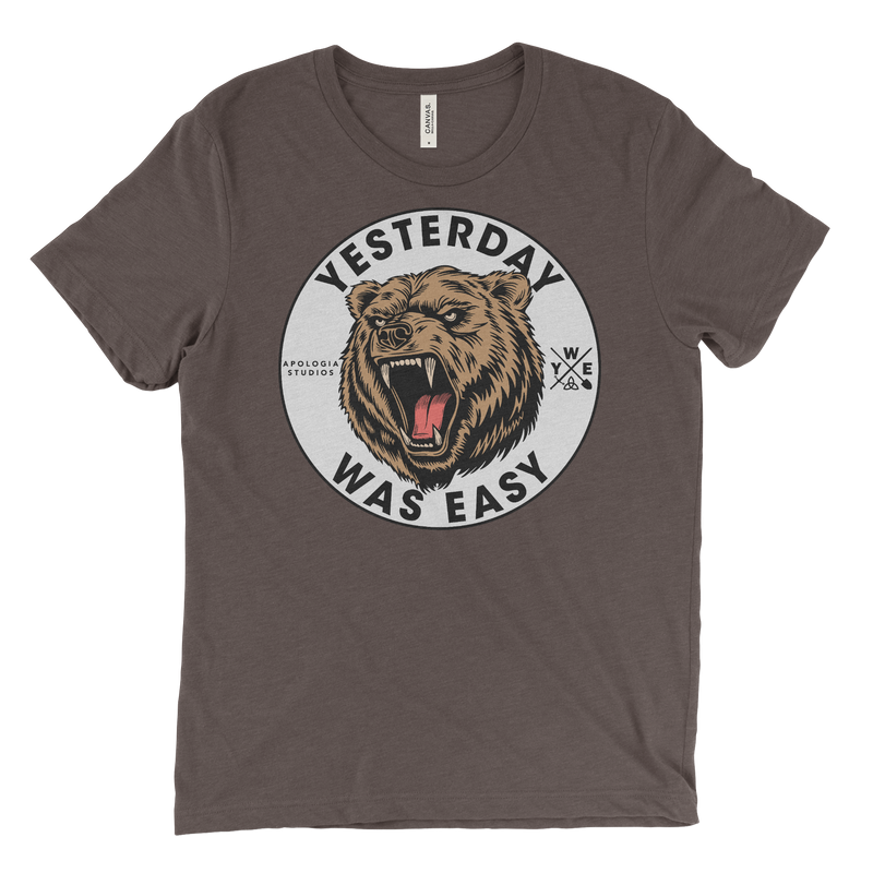 Yesterday Was Easy Bear | T-Shirt